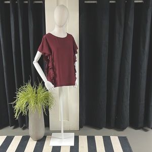 Fendi Silk Ruffled Blouse